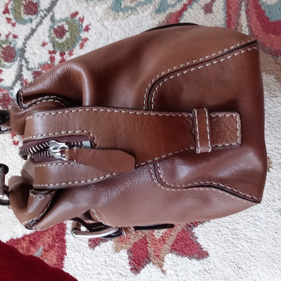 MICHAEL KORS VINTAGE LEATHER SATCHEL - Picture 7 of 11